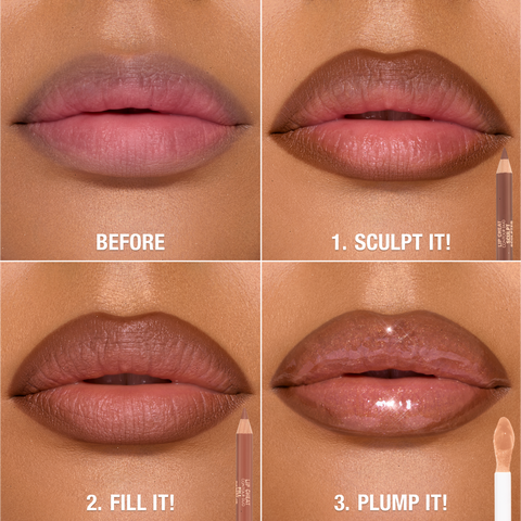 MAKEUP BAG OF LIP SCULPTING SECRETS