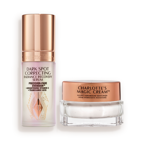 DARK SPOT SERUM & MINI CHARLOTTE’S MAGIC CREAM DUO