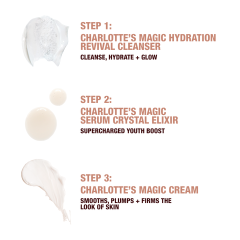 CHARLOTTE’S 3-STEP MAGIC SKIN ROUTINE