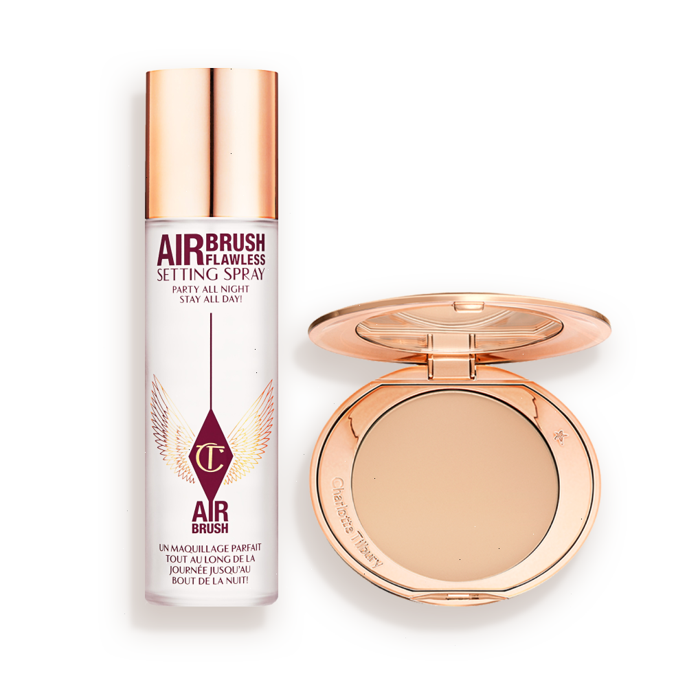 AIRBRUSH FLAWLESS FINISH & SET DUO