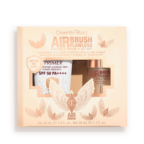 AIRBRUSH FLAWLESS PROTECT, PRIME & SET KIT